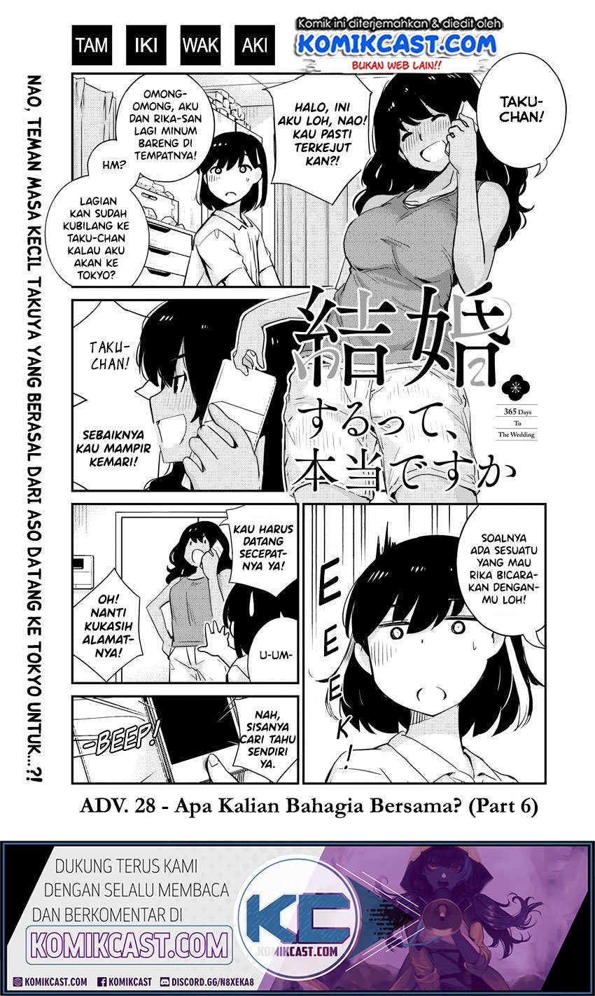 Kekkon Surutte, Hontou Desu ka? Chapter 28 Gambar 2